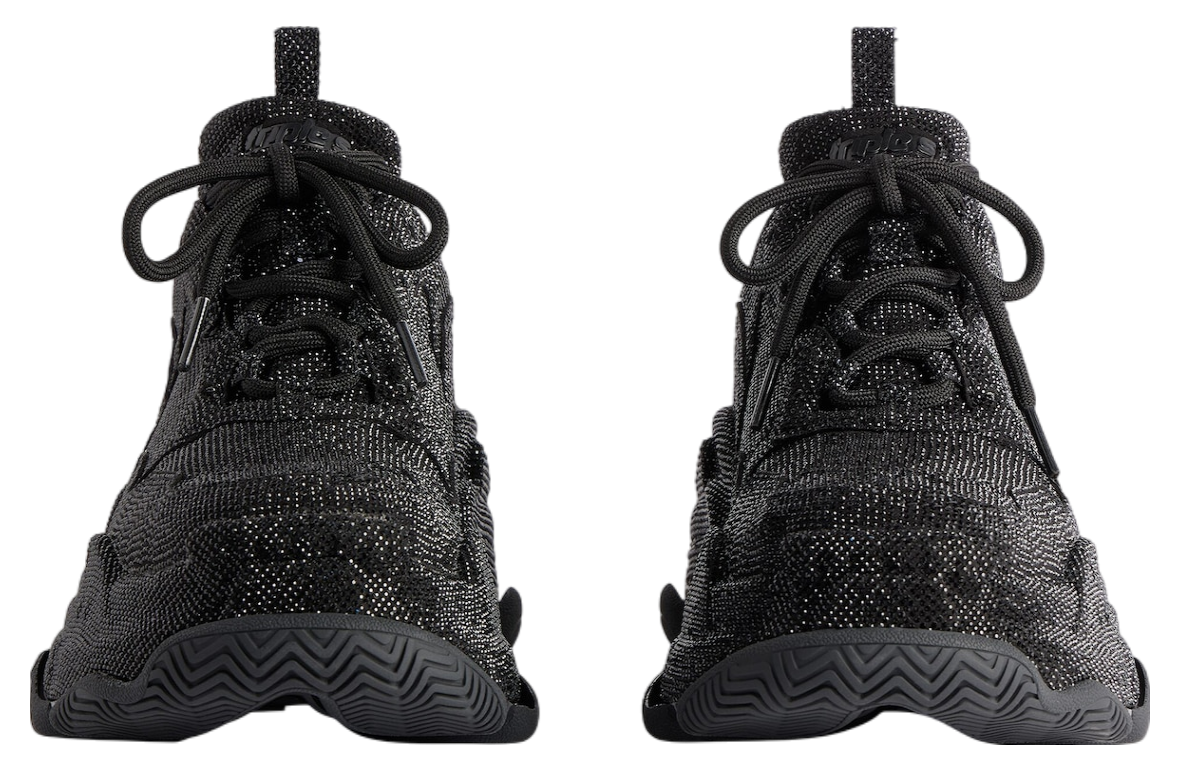 Triple S With Rhinestones Black