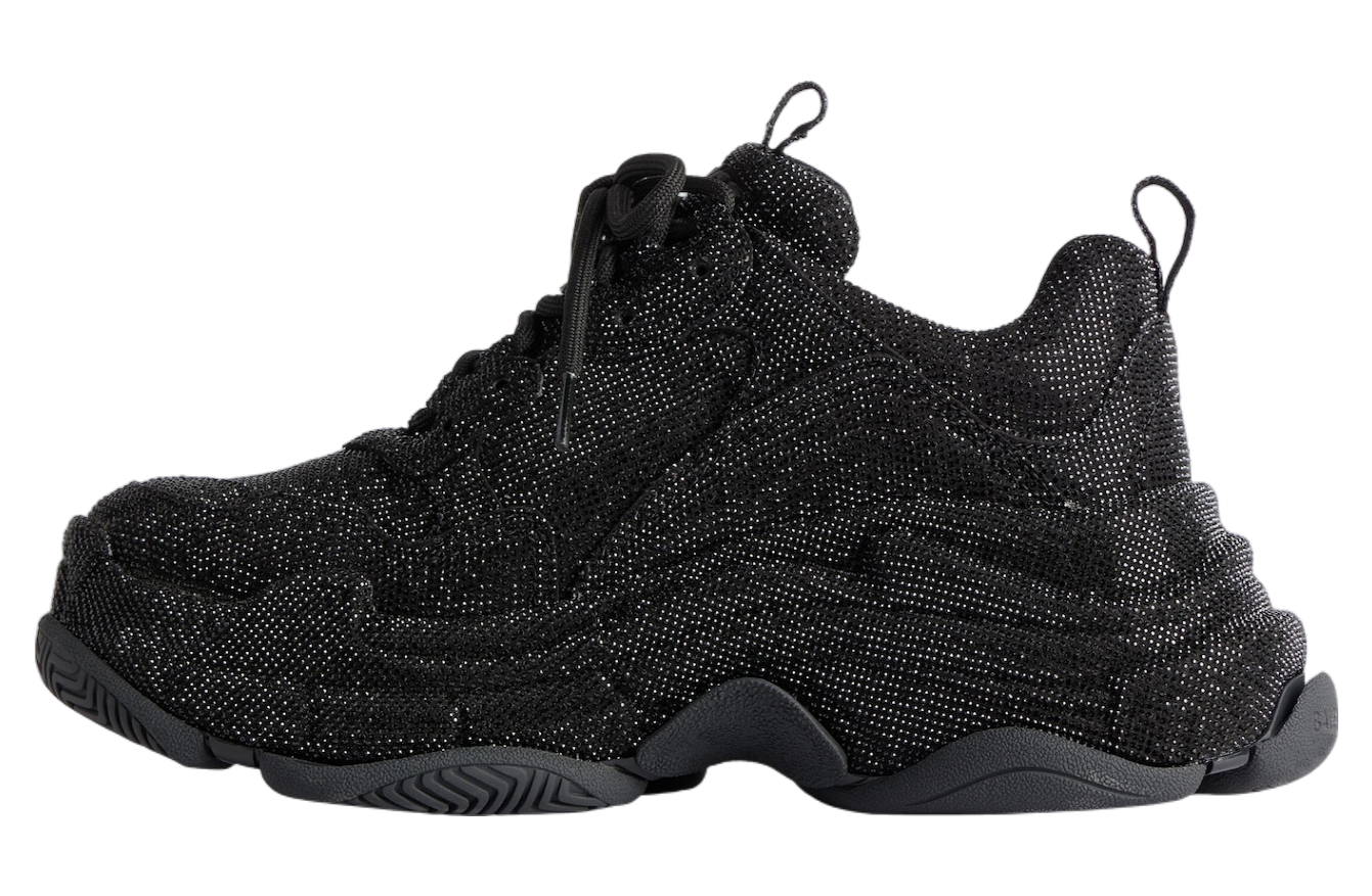 Triple S With Rhinestones Black