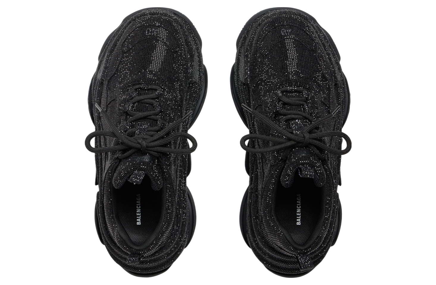 Triple S With Rhinestones Black