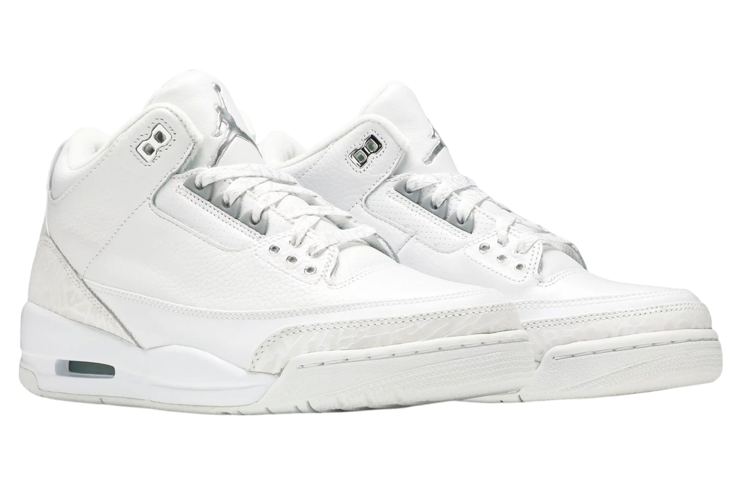 3 Pure Money White / Metallic Silver